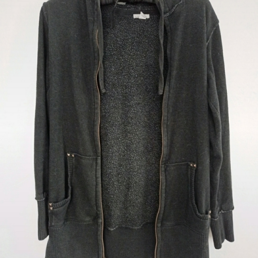 Old Navy long hoodie in charcoal gray